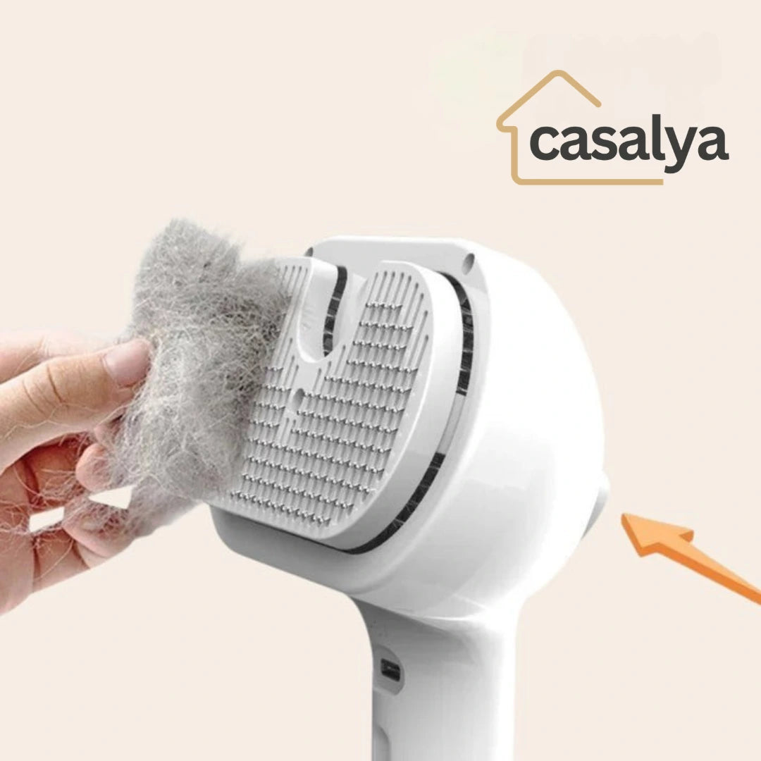 Casalya Vapeur Pro | Brosse de toilettage pour animaux