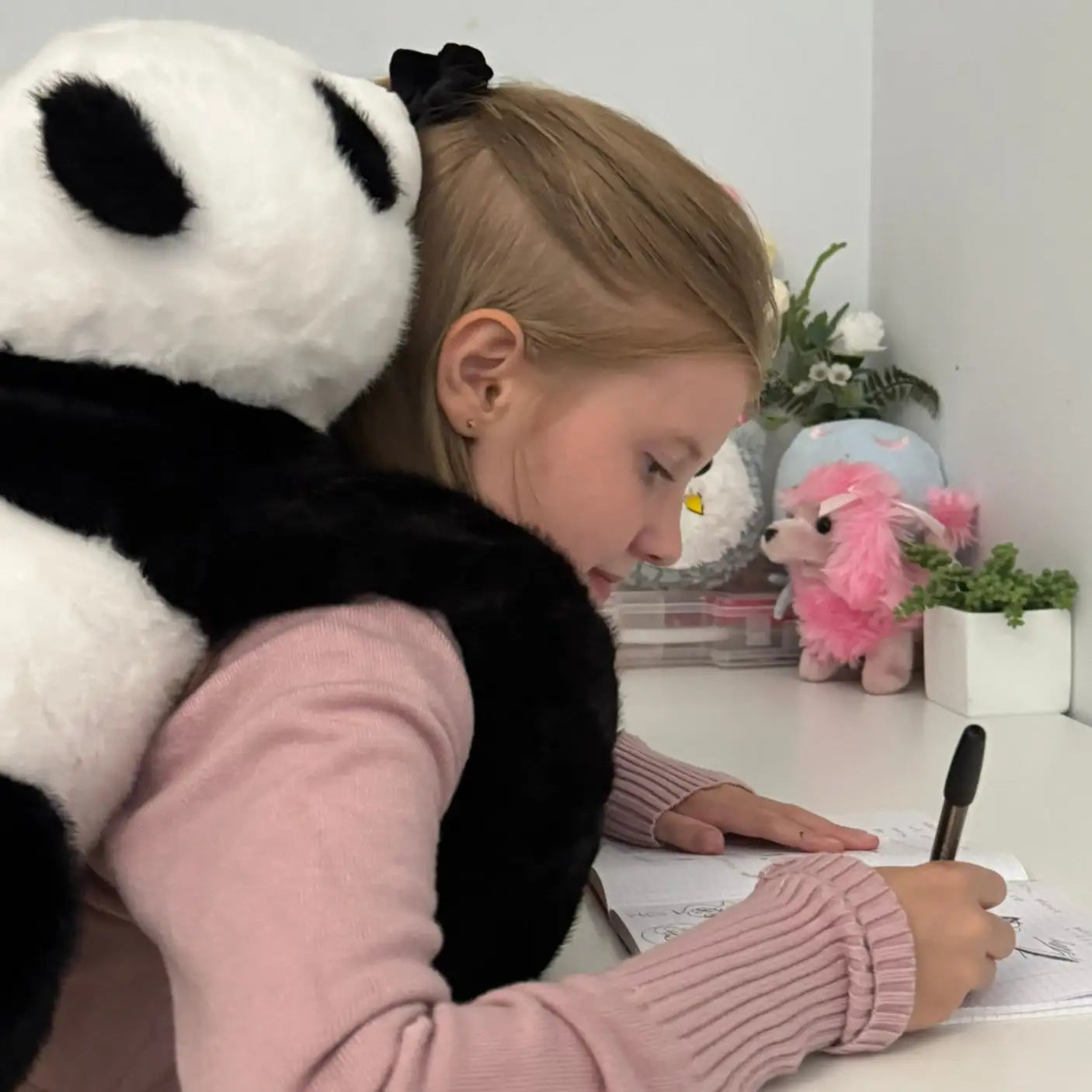 Peluche lestée apaisante