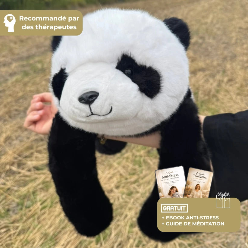 Peluche lestée apaisante