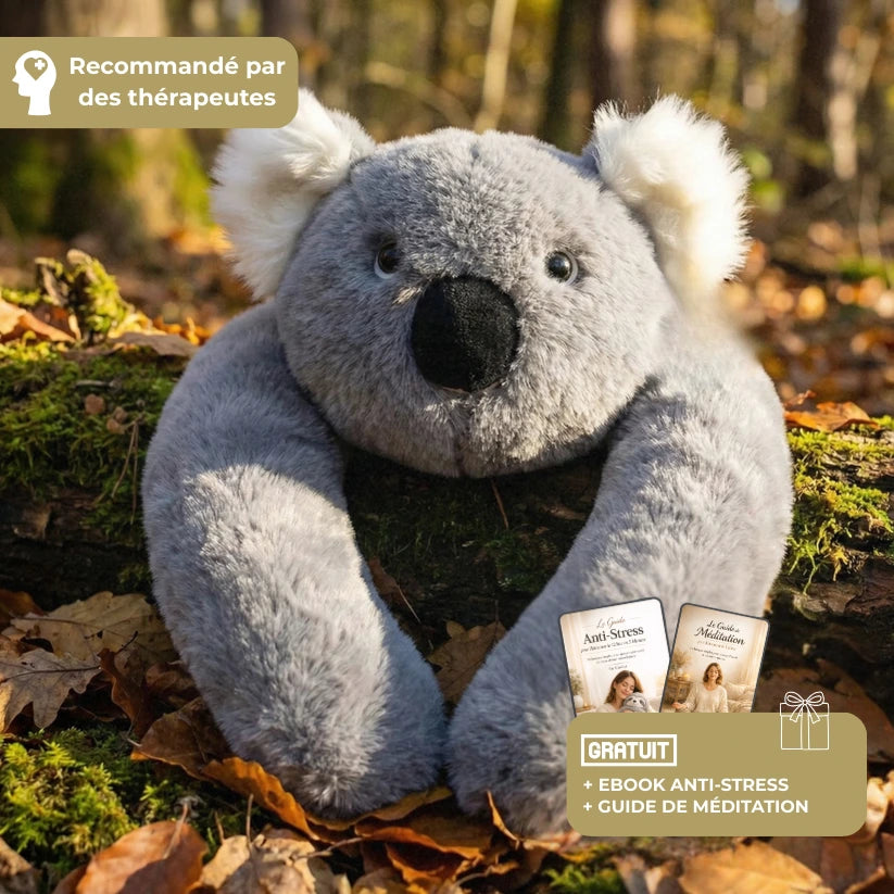 Peluche lestée apaisante