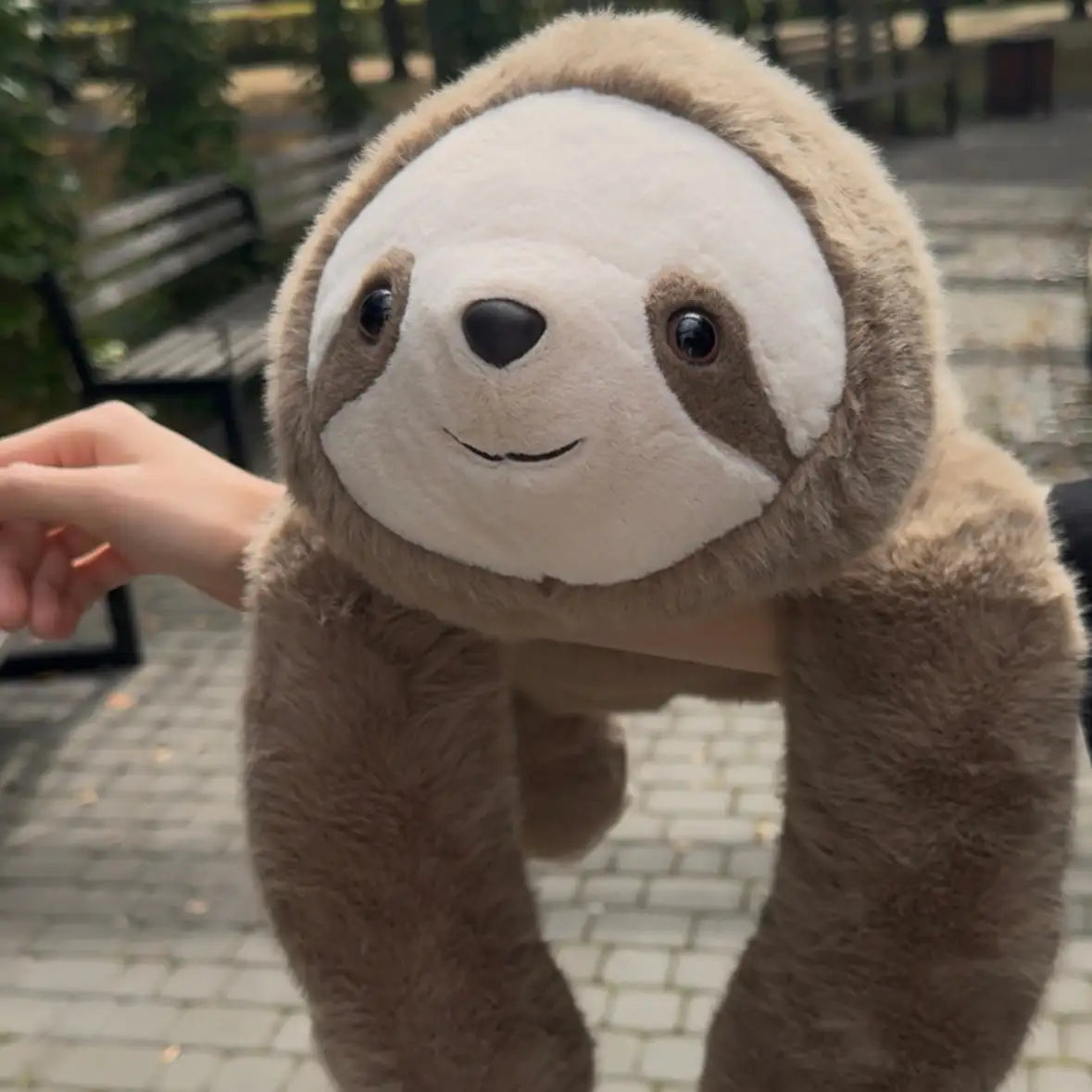 Peluche lestée apaisante