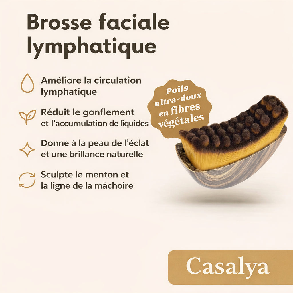 Brosse lymphatique faciale Casalya
