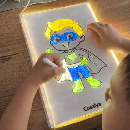 Tableau à dessin lumineux