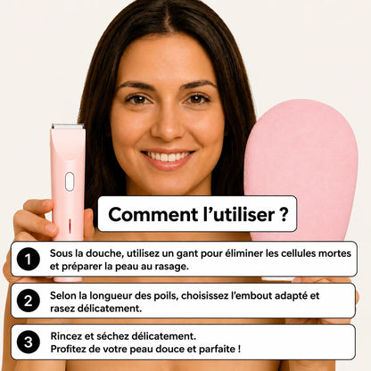 Rasoir corporel 2-en-1