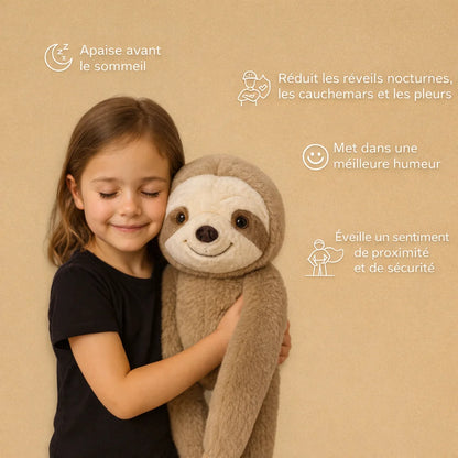 Peluche lestée apaisante