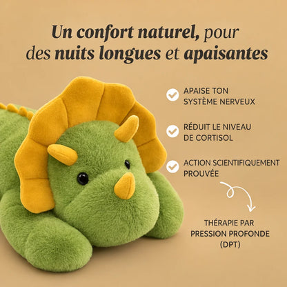 Peluche lestée apaisante