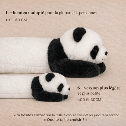Peluche lestée apaisante