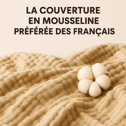Couverture en mousseline douce