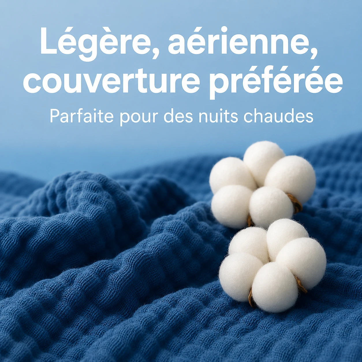 Couverture en mousseline douce