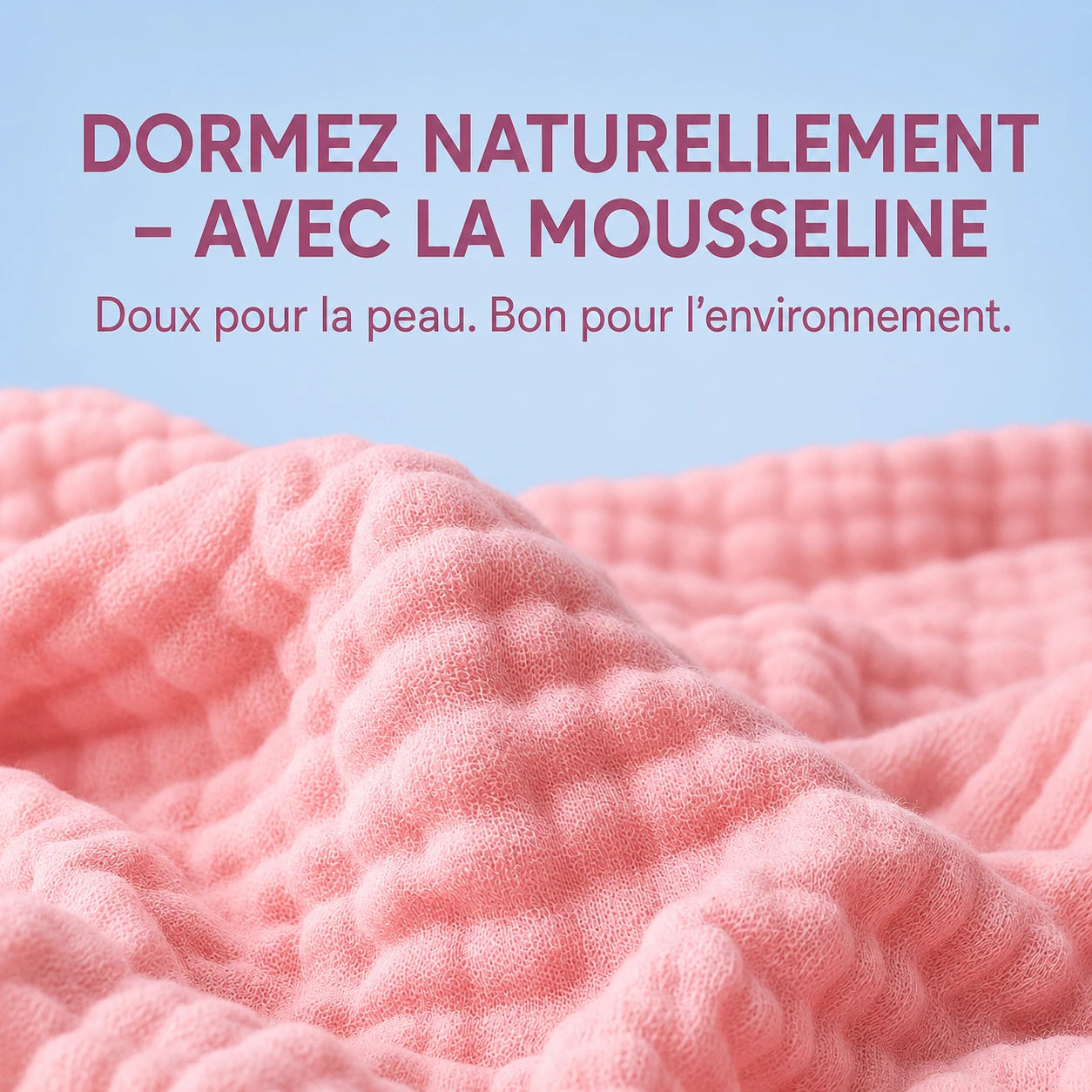 Couverture en mousseline douce