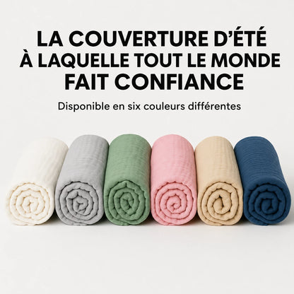 Couverture en mousseline douce
