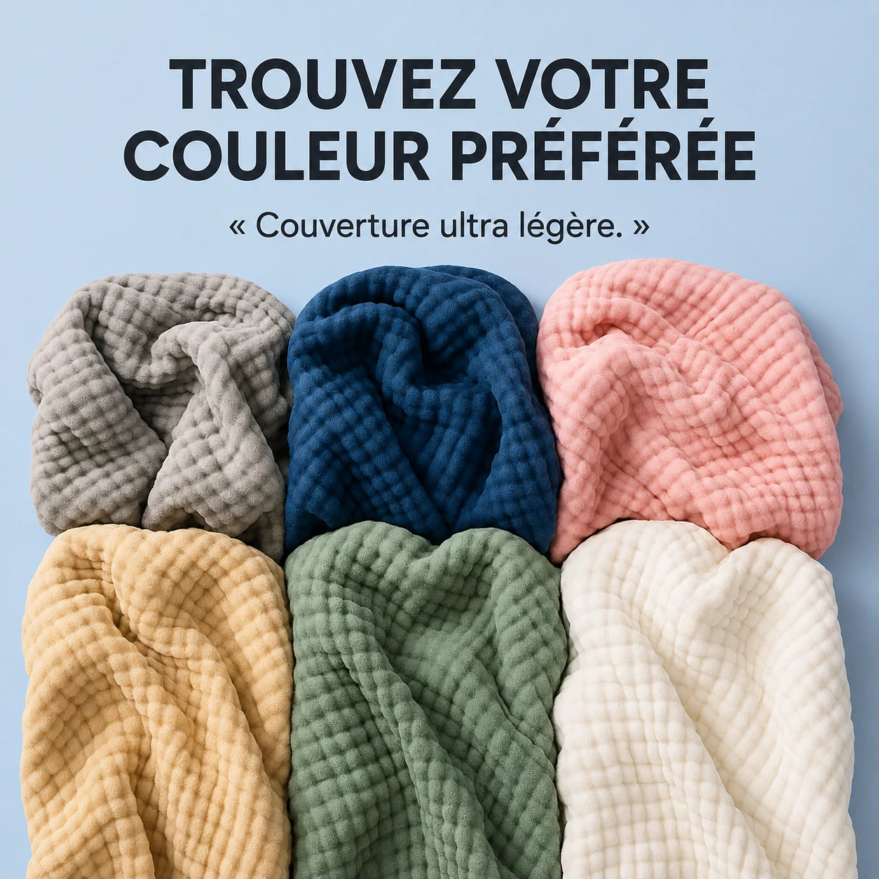 Couverture en mousseline douce