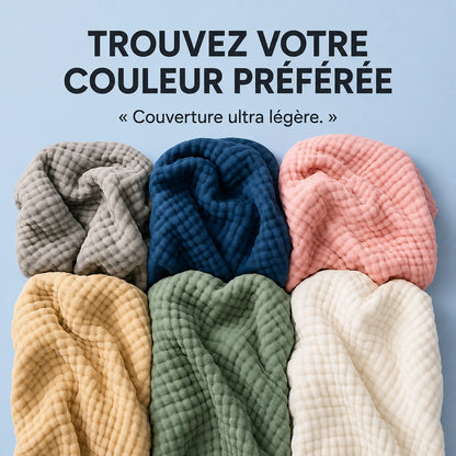Couverture en mousseline douce