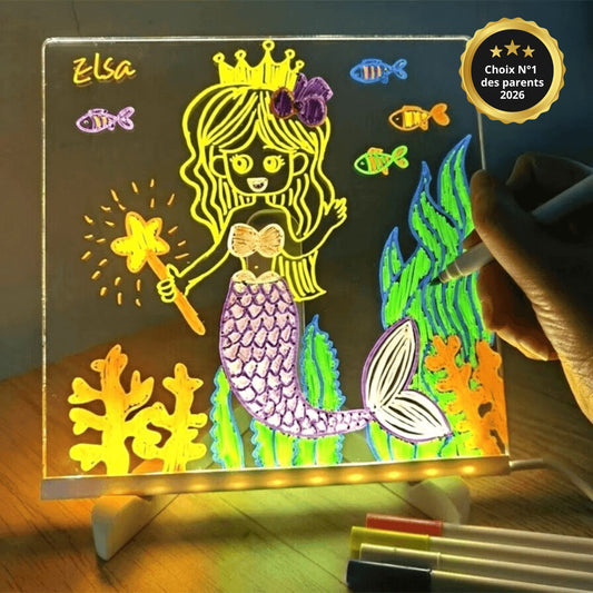 Tableau à dessin lumineux