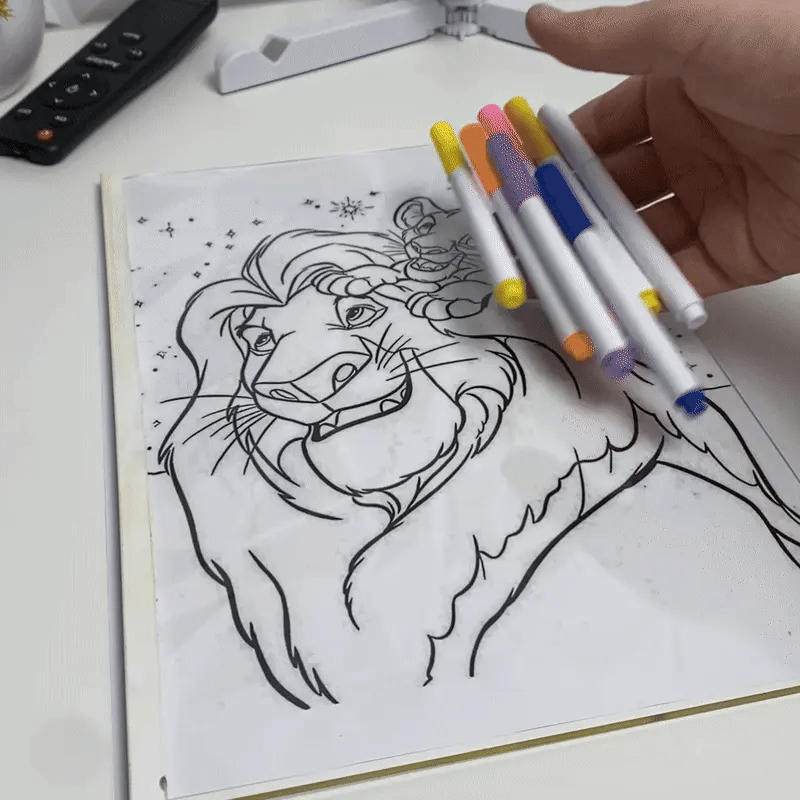 Tableau à dessin lumineux