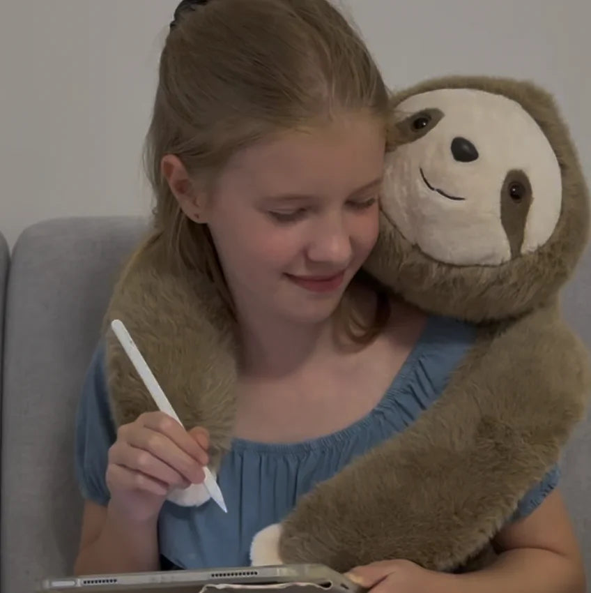 Peluche lestée apaisante